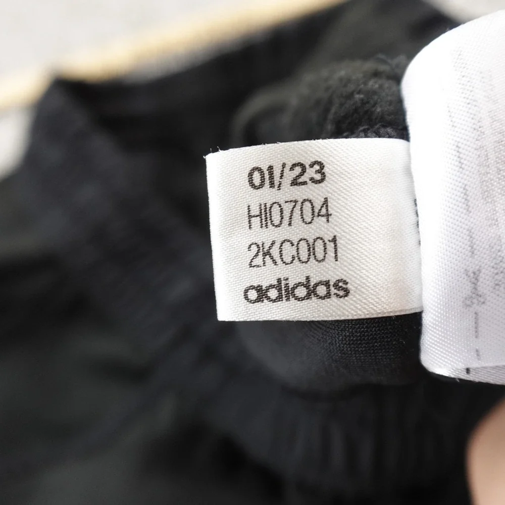 Adidas Pants Mens XS Black Track Warm Up Drawstring Jogger Sweatpants Gym Train‎